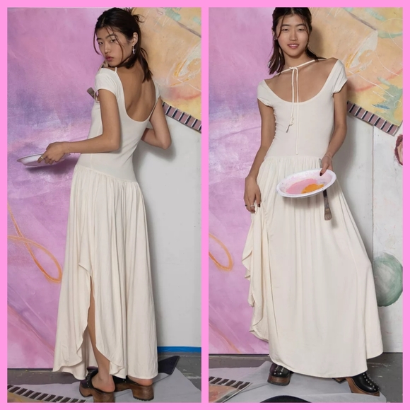 Urban Outfitters Dresses & Skirts - FINAL SALE NWT Urban Outfitters Drop Waist Knit Poet Dress